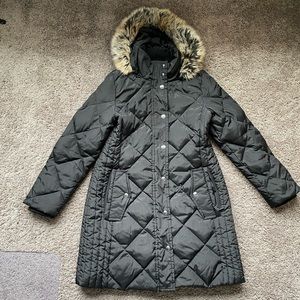 London Fog Women’s Black Down Jacket Size Large